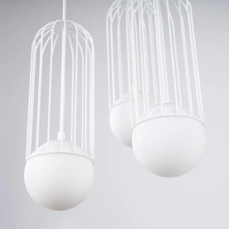 Lampa wisząca BRINA 3P biała