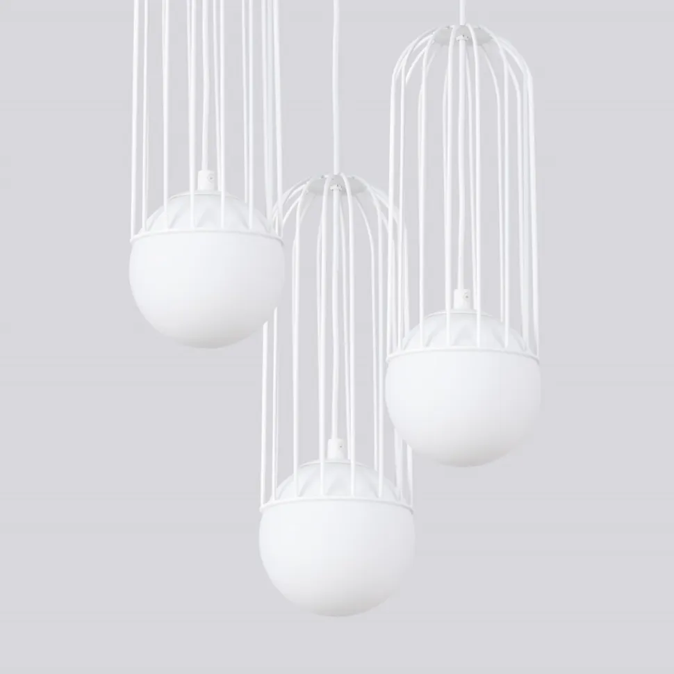 Lampa wisząca BRINA 3P biała