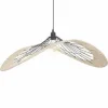 Lampa wisząca Caly 75cm czarna/naturalna