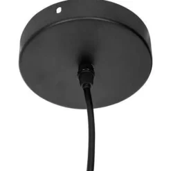 Lampa wisząca Caly 75cm czarna/naturalna