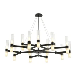 Lampa wisząca CANDELA-15 czarna 120 cm