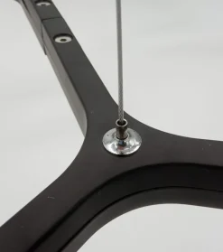 Lampa wisząca CANDLES-10 czarna 165 cm