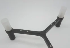 Lampa wisząca CANDLES-10 czarna 165 cm