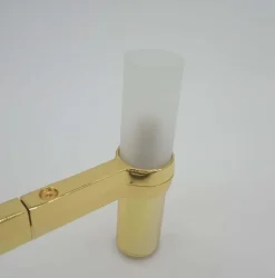 Lampa wisząca CANDLES-10 złota 165 cm