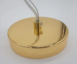 Lampa wisząca CANDLES-10 złota 165 cm