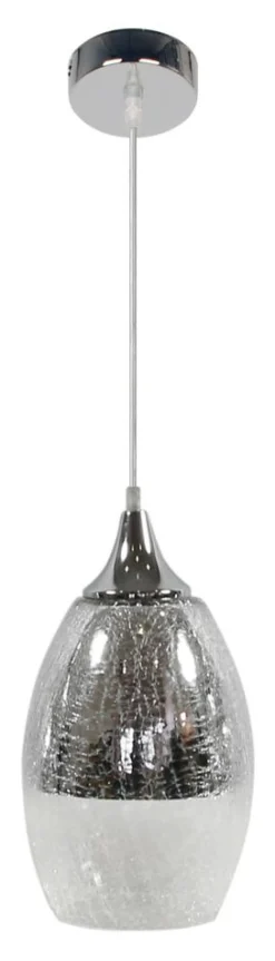 Lampa wisząca Celia 16 1x60W E27 srebrny