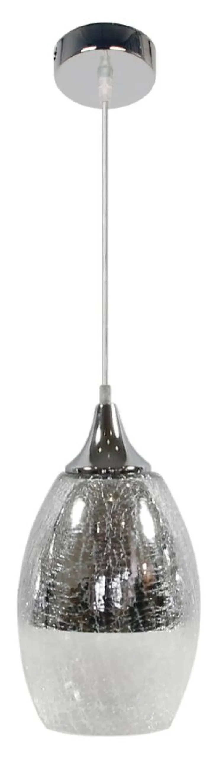 Lampa wisząca Celia 16 1x60W E27 srebrny