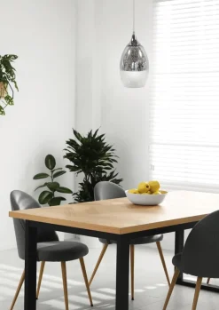 Lampa wisząca Celia 16 1x60W E27 srebrny