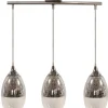 Lampa wisząca Celia 3x60W E27 srebrny