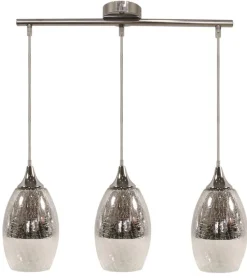 Lampa wisząca Celia 3x60W E27 srebrny