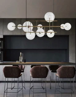 Lampa wisząca CHARM mosiądz 200 cm