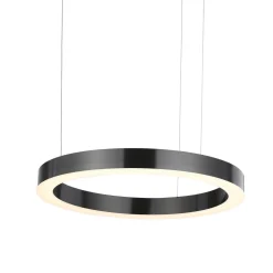 Lampa wisząca CIRCLE 60+80 LED tytanowa na 1 podsufitce