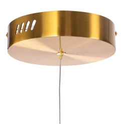 Lampa wisząca CIRCLE 60+80+80 LED  mosiądz na 1 podsufitce