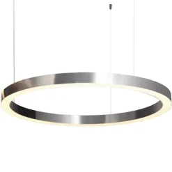 Lampa wisząca CIRCLE 100 LED nikiel szczotkowany 100 cm