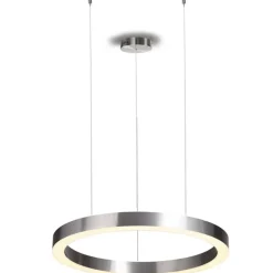 Lampa wisząca CIRCLE 80 LED nikiel szczotkowany 80 cm
