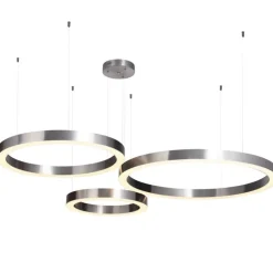 Lampa wisząca CIRCLE 40 LED nikiel szczotkowany 40 cm