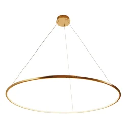 Lampa wisząca CIRCLE SLIM 120 LED złoty  120 cm