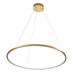 Lampa wisząca CIRCLE SLIM 80 LED złoty  80 cm