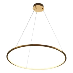 Lampa wisząca CIRCLE SLIM 80 LED złoty  80 cm