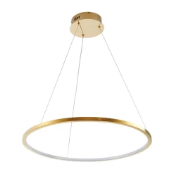 Lampa wisząca CIRCLE SLIM 60 LED złoty  60 cm