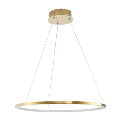 Lampa wisząca CIRCLE SLIM 60 LED złoty  60 cm