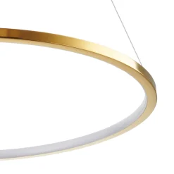 Lampa wisząca CIRCLE SLIM 60 LED złoty  60 cm