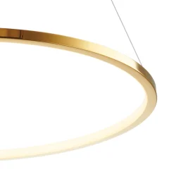 Lampa wisząca CIRCLE SLIM 60 LED złoty  60 cm