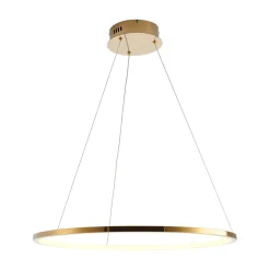 Lampa wisząca CIRCLE SLIM 60 LED złoty  60 cm