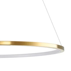 Lampa wisząca CIRCLE SLIM 60 LED złoty  60 cm