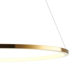 Lampa wisząca CIRCLE SLIM 60 LED złoty  60 cm
