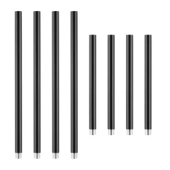 Lampa wisząca CLEX - 6P LED czarna 100  cm