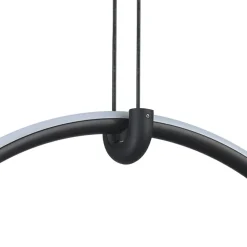 Lampa wisząca COCO 1 LED czarna 40 cm