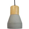 Lampa wisząca CONCRETE szary beton 12 cm