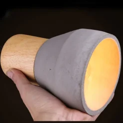 Lampa wisząca CONCRETE szary beton 12 cm