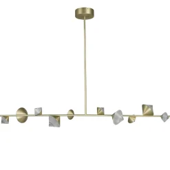 Lampa wisząca CONE LED złota 130 cm