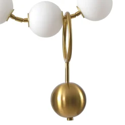 Lampa wisząca CORALLI L biało-mosiężna