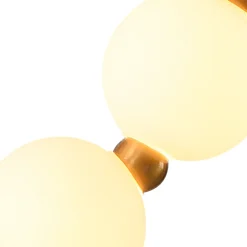 Lampa wisząca CORALLI S biało-mosiężna