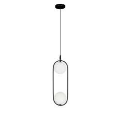 Lampa wisząca Cordel 2x28W G9 czarny