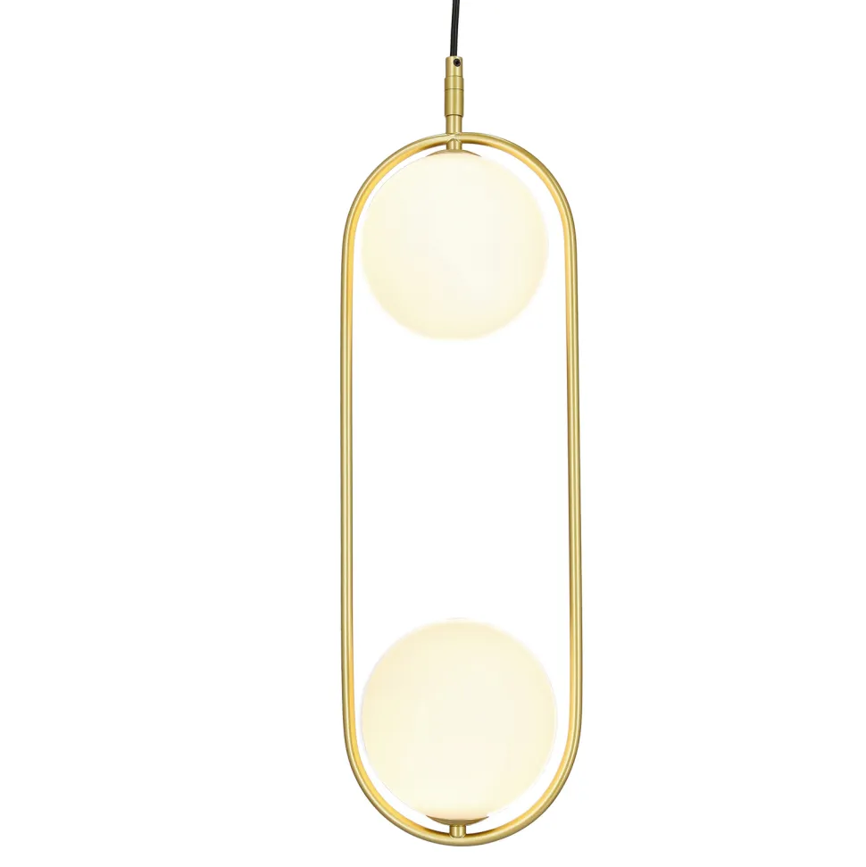 Lampa wisząca Cordel 2x28W G9 mosiądz