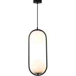 Lampa wisząca COSTA DUO czarna 50 cm
