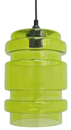 Lampa wisząca decorado 18 1x60W E27  klosz zielony