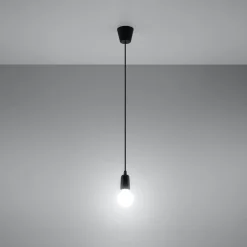Lampa wisząca DIEGO 1 czarna