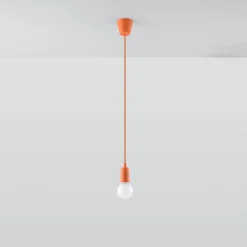 Lampa wisząca DIEGO 1 pomarańczowy