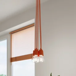 Lampa wisząca DIEGO 1 pomarańczowy