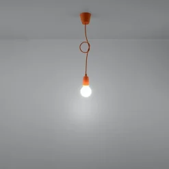 Lampa wisząca DIEGO 1 pomarańczowy