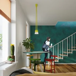 Lampa wisząca DIEGO 3 żółta