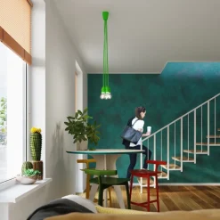 Lampa wisząca DIEGO 5 zielony