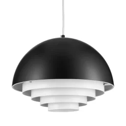Lampa wisząca DIVERSO czarna matowa 35 cm