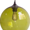 Lampa wisząca EDISON 25 1x60W E27  zielony + żarówka