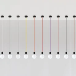 Lampa wisząca EDISON czarna